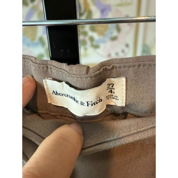 Abercrombie & Fitch Sloane Lightweight Tailored Cargo Pant Beige Womens Sze 27/4 - Picture 12 of 13
